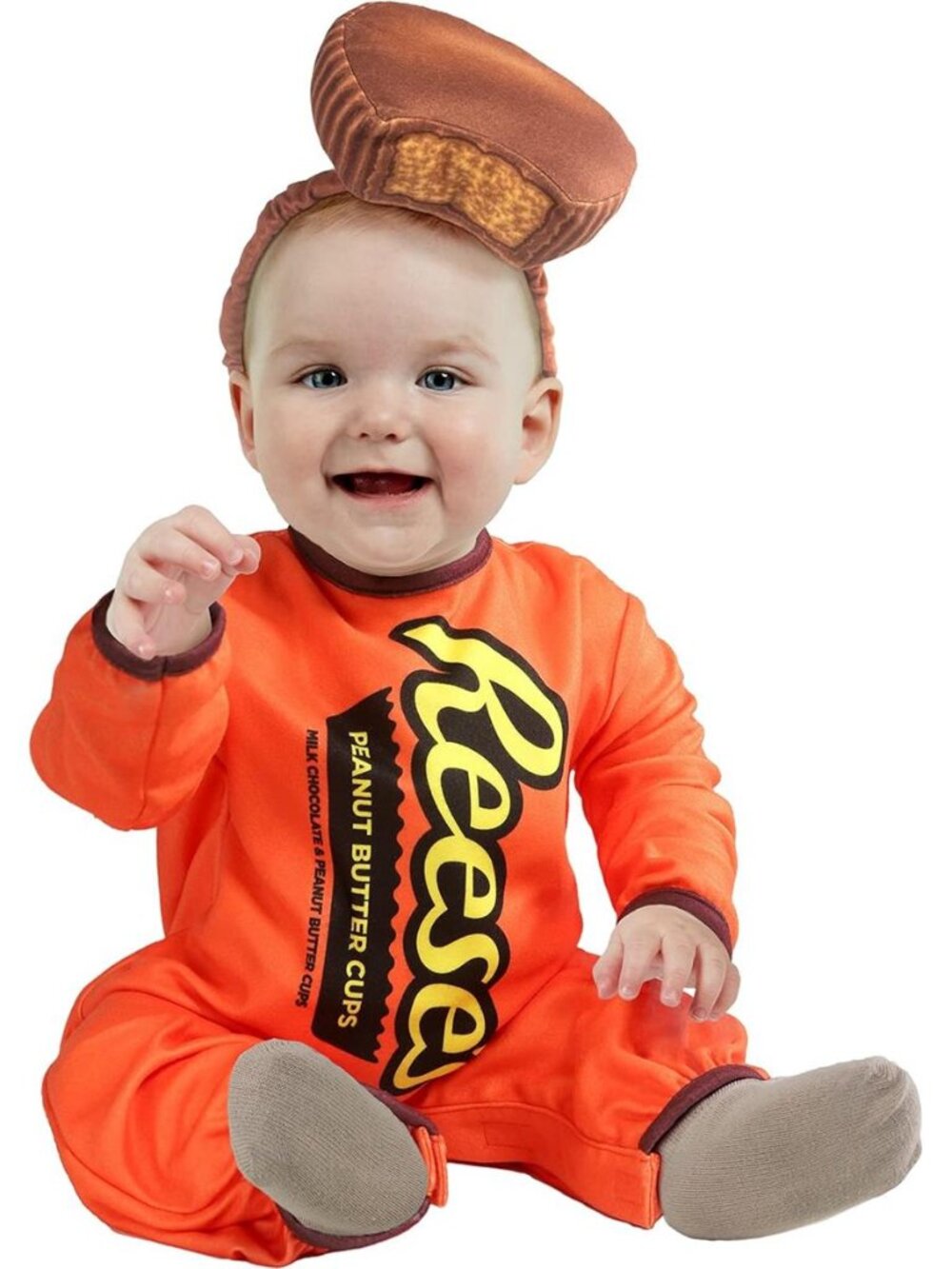 Rubies Hershey's: Reese's Peanut Butter Cup Costume for Toddlers, Unisex Costume